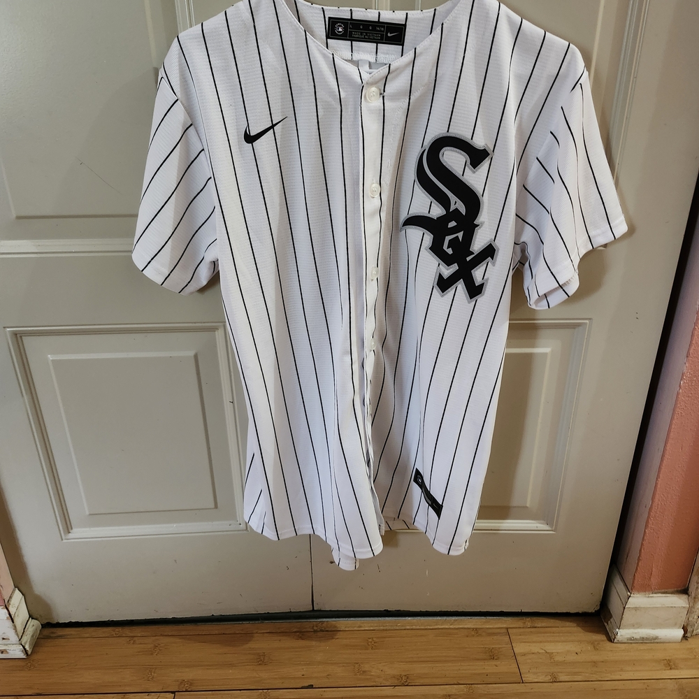 White Sox Major League Jimenez's #74 Striped Baseball Jersey
